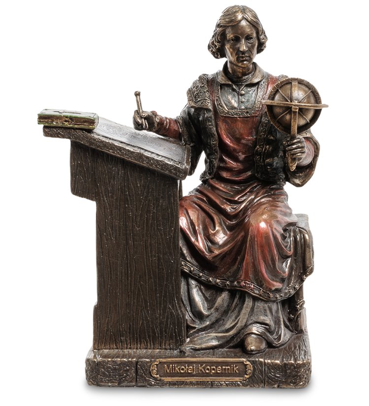 Статуэтка Николай Коперник Veronese WS-861, вид профиль