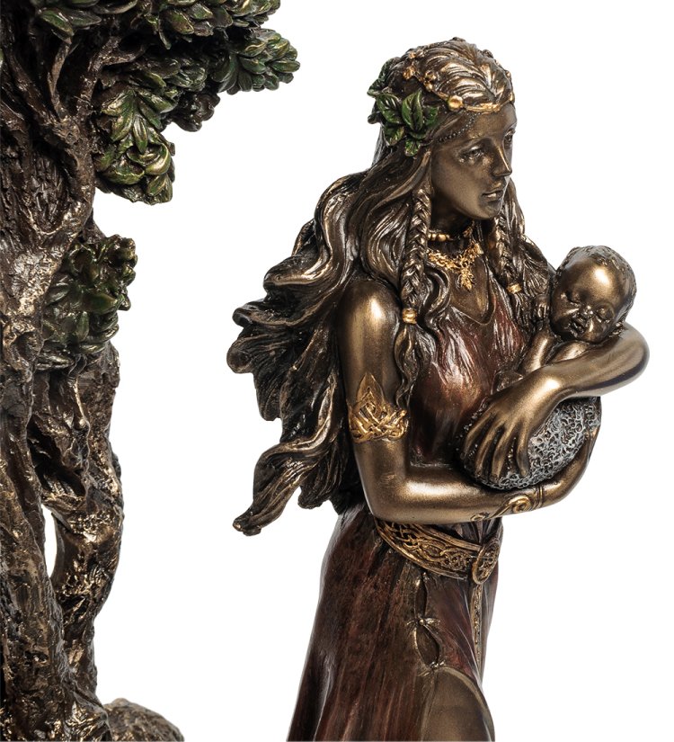 Статуэтка Дану - мать Племени Богов Туата Де Дананн Veronese WS-896, портретный вид