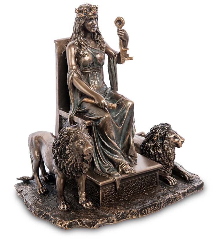 Статуэтка Рея Кибела - греческая мать богов Veronese WS-1013, вид профиль