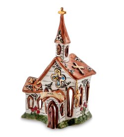 Подсвечник в виде домика Вера