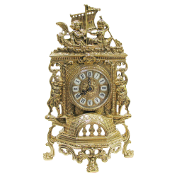 Часы Корабль каминные плоские