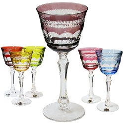 Набор для вина Разноцветные Бокалы Chenonceaux