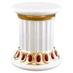 Керамическая подставка для цветов Ирисы