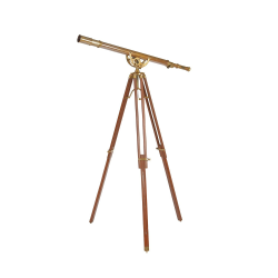 Большой телескоп на треноге Dollond London antic