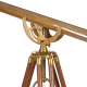 Большой телескоп на треноге Dollond London antic, увеличенный вид деталей