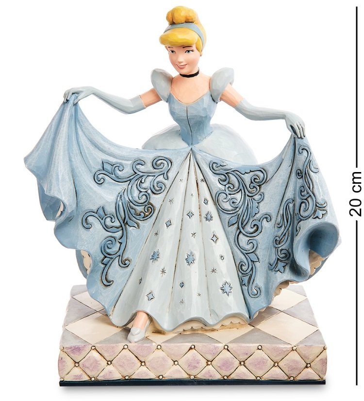 Статуэтка Золушка и хрустальная туфелька Disney Traditions, портретный вид