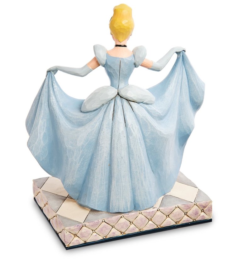 Статуэтка Золушка и хрустальная туфелька Disney Traditions, оборотная сторона