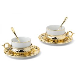 Набор на 2 персоны чая золотые Волны