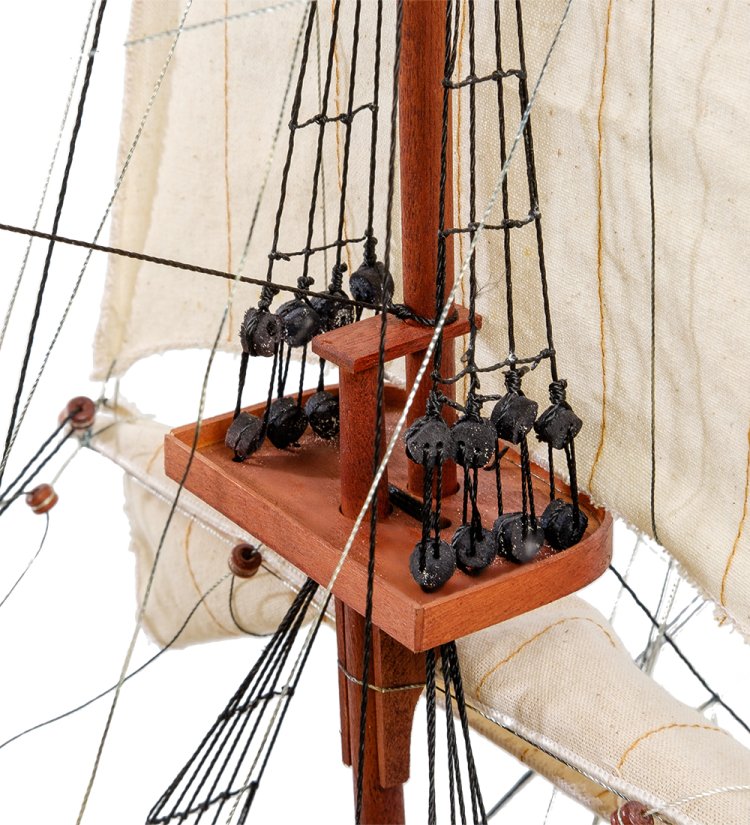 Модель испанского линейного корабля Santa Ana 1784 г. фото мачты