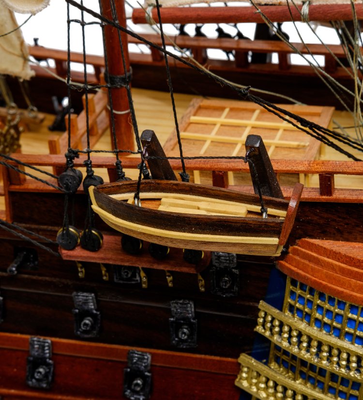 Модель испанского линейного корабля Santa Ana 1784 г. фото палубы