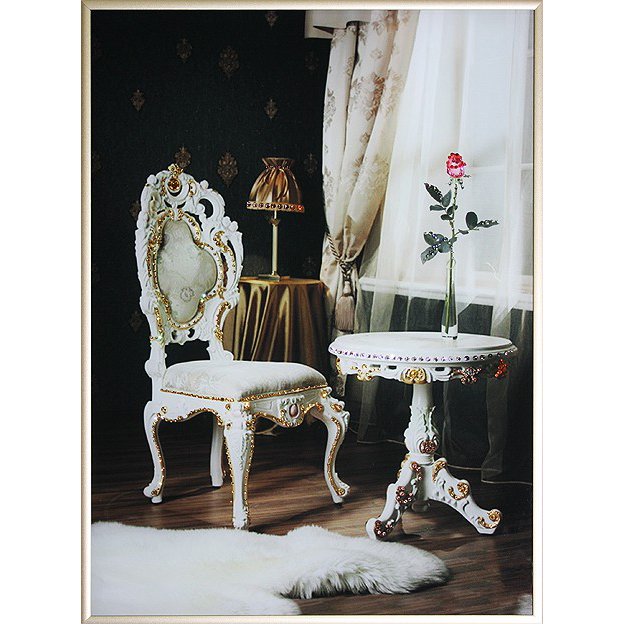 Картина Барокко c кристаллами Swarovski