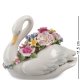 Музыкальная статуэтка Лебедь с цветами Pavone CMS-15/ 9
