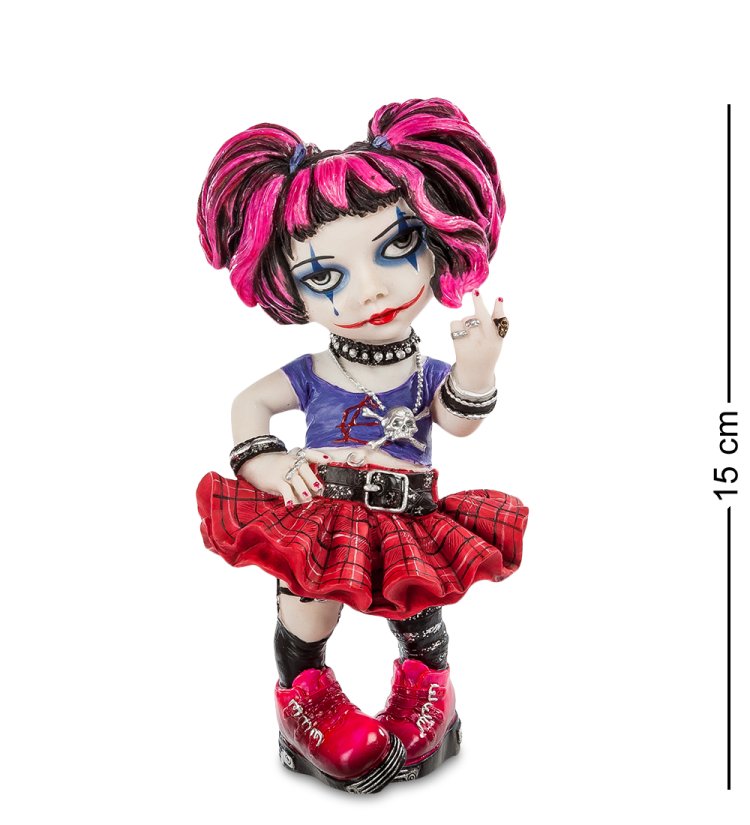 Статуэтка в стиле Фэнтези Девочка-панк Veronese WS-397