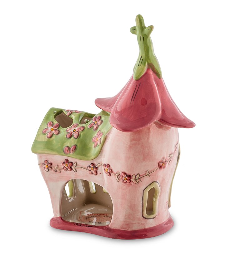 Подсвечник-домик Золототысячник Blue Sky BS-254, фотография сбоку