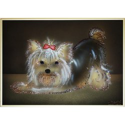 Картина Йорк c кристаллами Swarovski