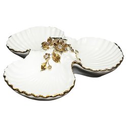 Менажница на 3 секции в виде Раковины