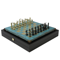 Шахматы на патинированной доске Троянская война