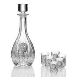 Набор для водки Крепкая дружба, с гербом