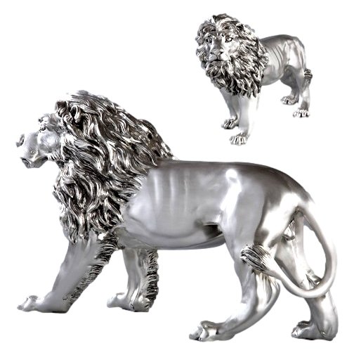 Скульптура Большой Лев, Глянцевый