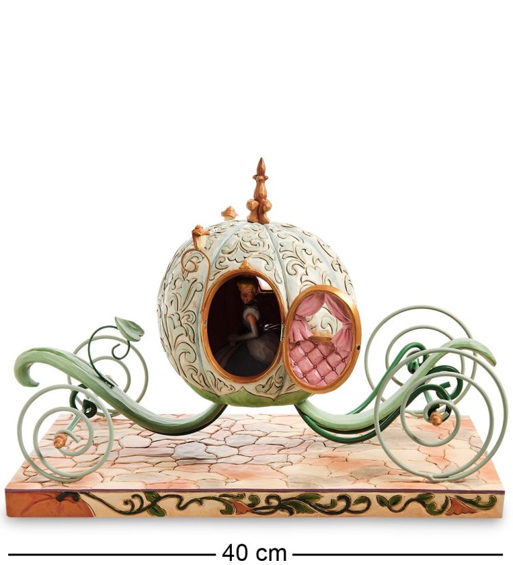 Статуэтка с подсветкой Карета Золушки Disney Traditions, вид профиль