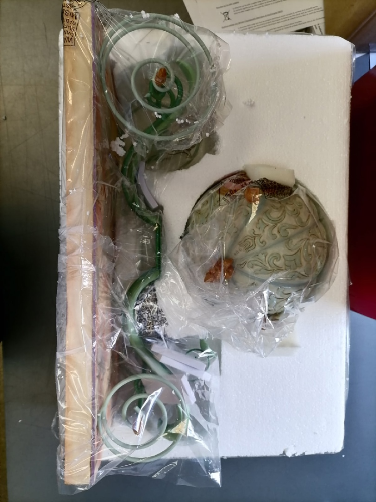 Статуэтка с подсветкой Карета Золушки Disney Traditions, фото со склада упаковочный вид