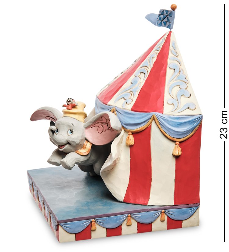Статуэтка Дамбо в Цирковом шатре Disney Traditions, вид профиль