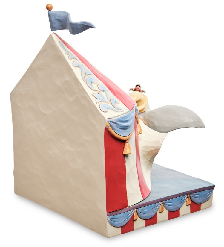 Статуэтка Дамбо в Цирковом шатре Disney Traditions, оборотная сторона
