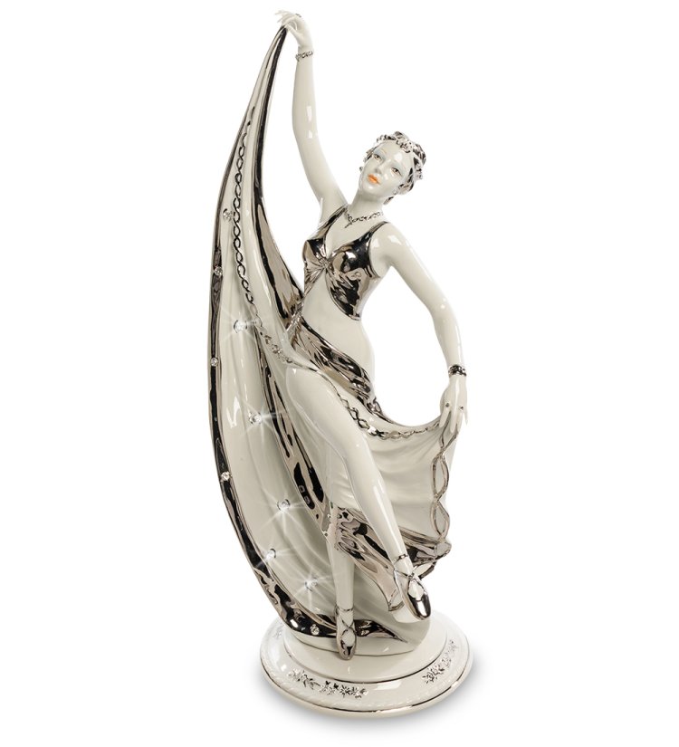 Статуэтка из керамики Девушка в танце Sabadin Vittorio SV- 43, фотография сбоку