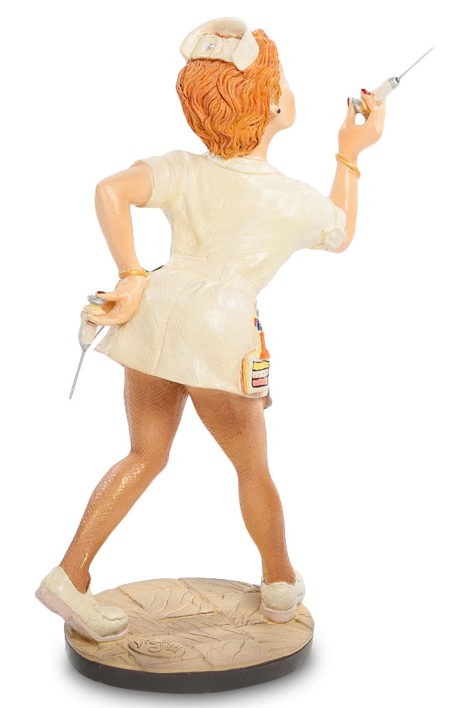 Статуэтка маленькая - Привлекательная Медсестра Parastone PRO-37, оборотная сторона