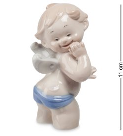 Статуэтка из фарфора Маленький Амурчик забавный