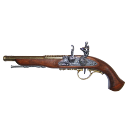 Макет Пистоля 18 века под левую руку, золотой декор