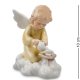 Статуэтка из фарфора Ангелочек наливает чай Pavone CMS-11/ 9