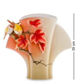 Ваза для цветов из фарфора Кленовый лист