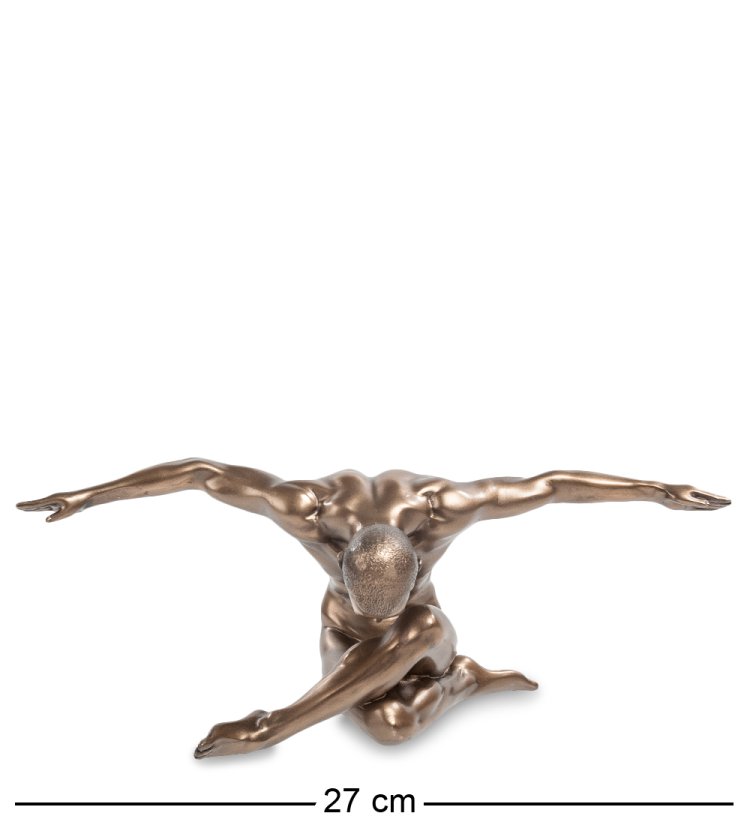 Статуэтка Атлет - Полет Veronese WS-115, вид профиль