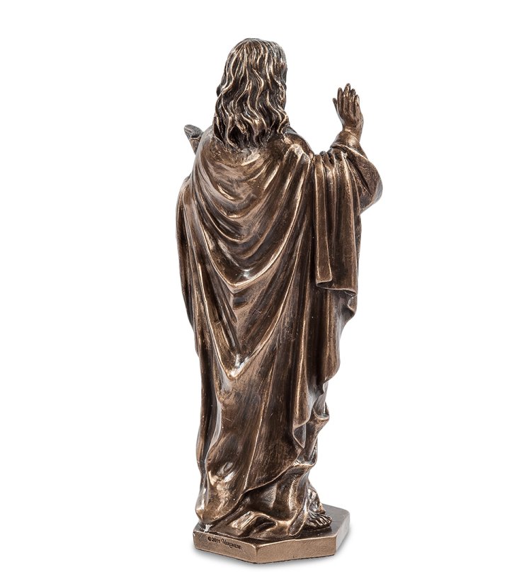 Статуэтка Иисус с Ветхим Заветом Veronese WS-419, оборотная сторона