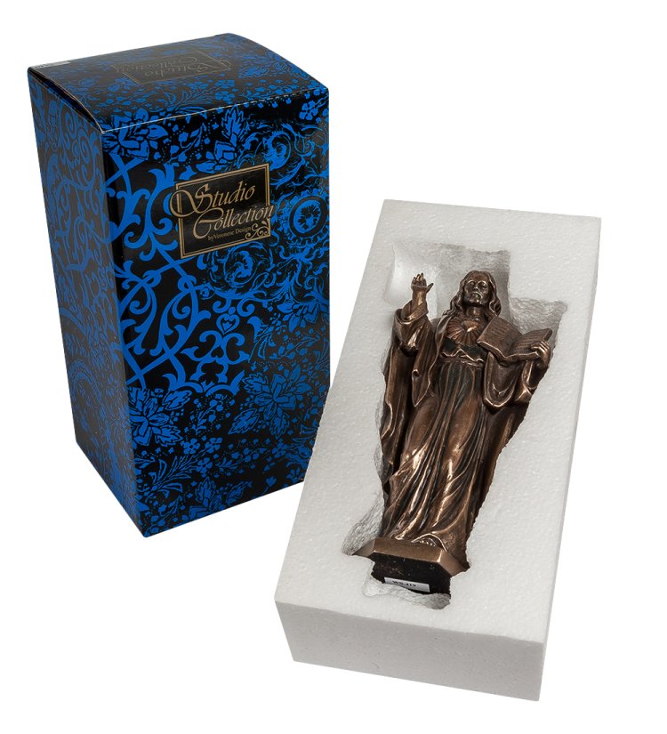 Статуэтка Иисус с Ветхим Заветом Veronese WS-419, упаковочный вид