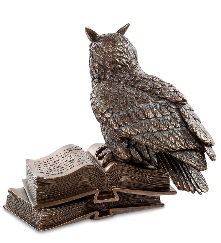 Статуэтка Мудрый Филин Veronese WS-87/ 1, оборотная сторона