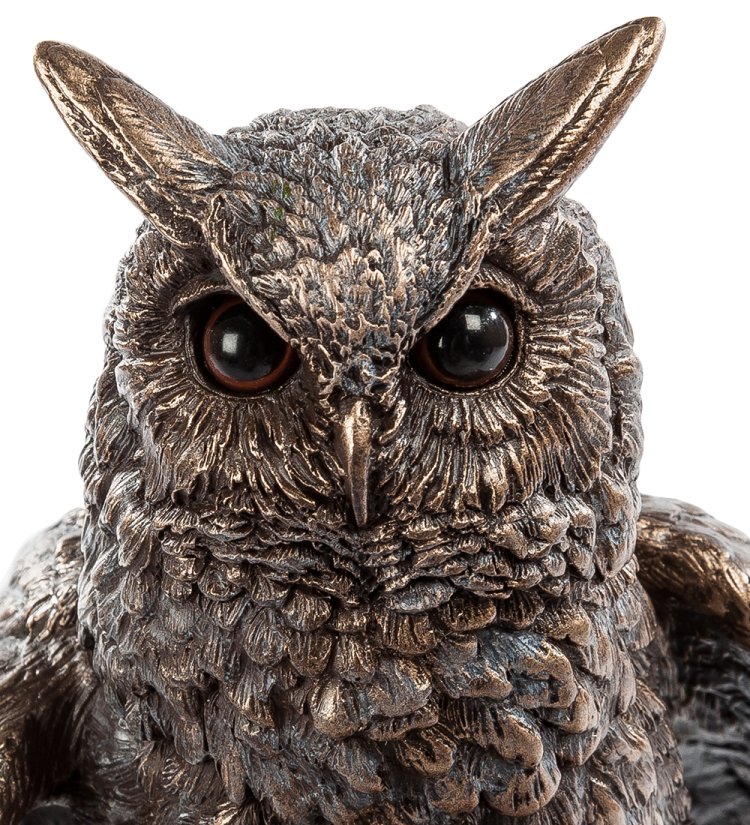 Статуэтка Мудрый Филин Veronese WS-87/ 1, увеличенный вид профиль