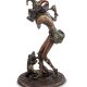 Статуэтка Шут с флейтой Veronese WS-460, оборотная сторона