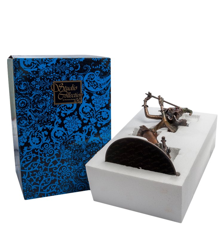 Статуэтка Шут с флейтой Veronese WS-460, упаковочный вид