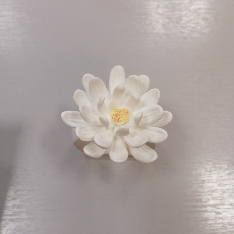 Кольцо для салфеток Хризантема, вид сверху