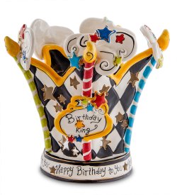 Подсвечник в виде Короны (2 вида расцветки)