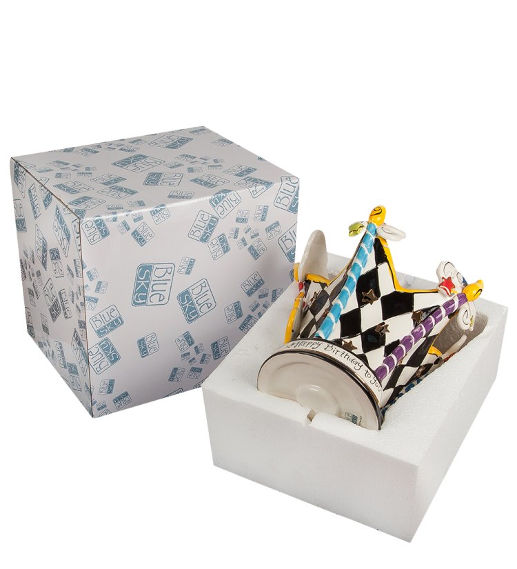 Подсвечник в виде Короны (2 вида расцветки) Blue Sky BS- 16, фотография в упаковке