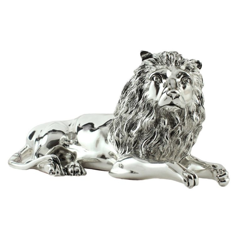 Статуэтка Отдыхающий Лев, глянцевый