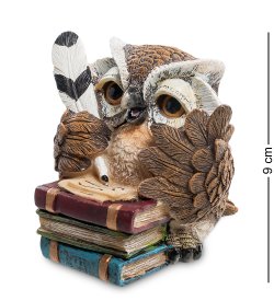 Фигурка Сова - Писатель-романтик