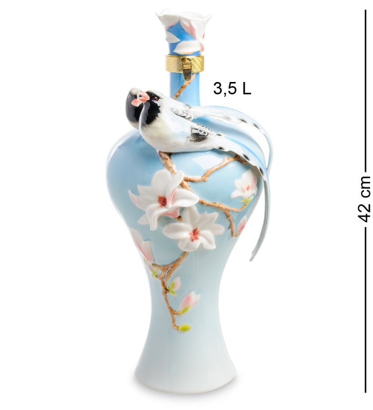 Графин из фарфора Голубые сороки Pavone FM-90/ 3