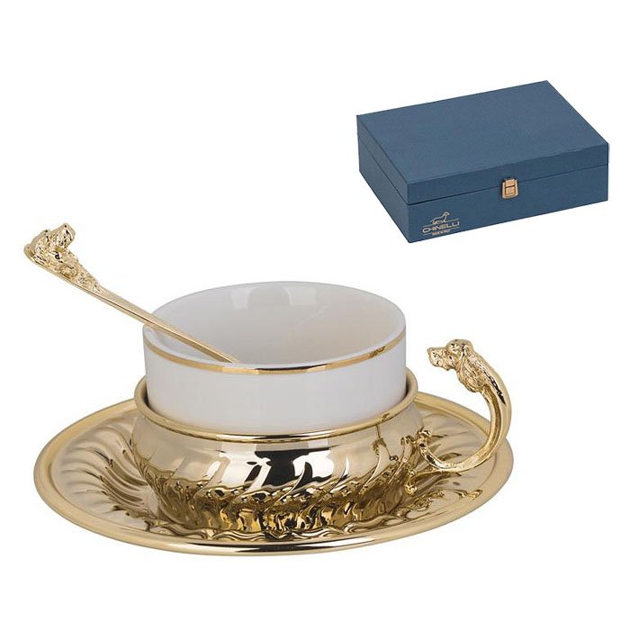 Чайная пара Собака на 1 персону Chinelli 6226004/01