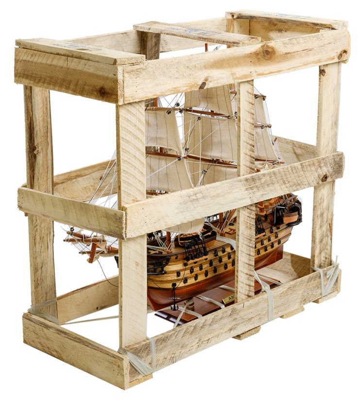 Модель российского линейного корабля Азов 1826 г. фотография в упаковке