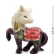 Статуэтка из фарфора Лошадка с поднятым копытом Георгин Pavone JP-61/ 15