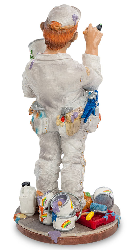 Статуэтка маленькая - Маляр Parastone PRO-38, оборотная сторона